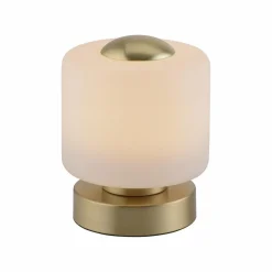 Paul Neuhaus lampe de table LED Bota, laiton, verre, intensité variable| Lampes À Poser Led|Lampes À Poser Et Lampes De Table