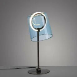 Paul Neuhaus lampe de table LED Zula, bleu, hauteur 42 cm| Lampes À Poser Led|Lampes À Poser Et Lampes De Table
