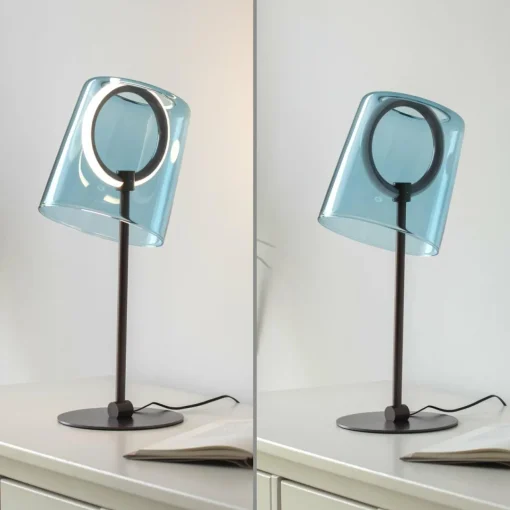 Paul Neuhaus lampe de table LED Zula, bleu, hauteur 42 cm| Lampes À Poser Led|Lampes À Poser Et Lampes De Table
