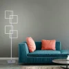 Paul Neuhaus Lampe sur pied LED Inigo, gris, métal, CCT, intensité variable| Lampadaires Led|Lampadaires