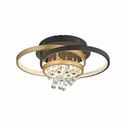 Paul Neuhaus Plafonnier LED Rotazo, verre, CCT, intensité variable| Plafonniers Led|Plafonniers