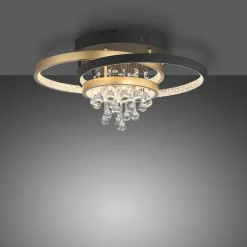 Paul Neuhaus Plafonnier LED Rotazo, verre, CCT, intensité variable| Plafonniers Led|Plafonniers