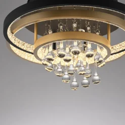 Paul Neuhaus Plafonnier LED Rotazo, verre, CCT, intensité variable| Plafonniers Led|Plafonniers