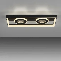 Paul Neuhaus Plafonnier LED Traforo, 45 cm, CCT, intensité variable| Plafonniers Led|Plafonniers