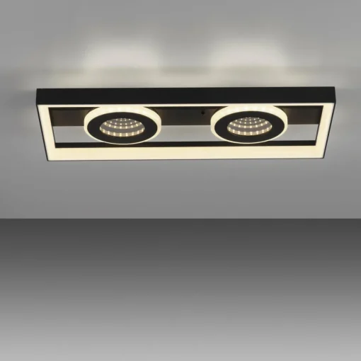 Paul Neuhaus Plafonnier LED Traforo, 45 cm, CCT, intensité variable| Plafonniers Led|Plafonniers