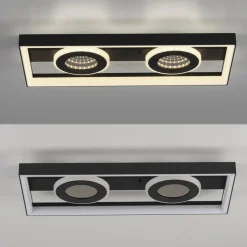 Paul Neuhaus Plafonnier LED Traforo, 45 cm, CCT, intensité variable| Plafonniers Led|Plafonniers