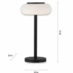 Q-Smart-Home Paul Neuhaus Q-ETIENNE lampe à poser LED, noire| Lampes À Poser Led|Lampes À Poser Et Lampes De Table