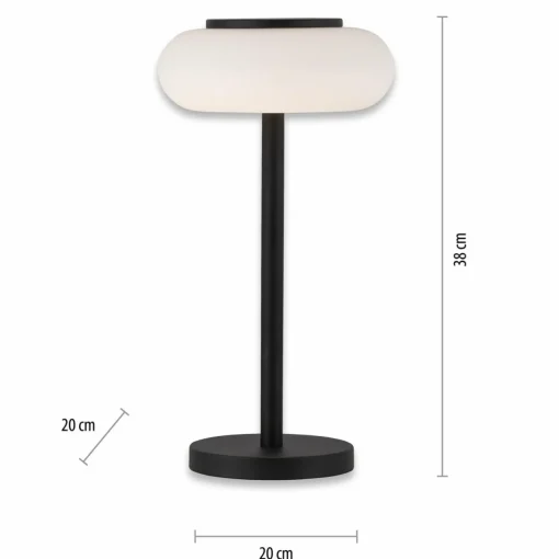 Q-Smart-Home Paul Neuhaus Q-ETIENNE lampe à poser LED, noire| Lampes À Poser Led|Lampes À Poser Et Lampes De Table