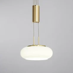Q-Smart-Home Paul Neuhaus Q-ETIENNE suspension LED, x2, laiton| Suspensions Led|Suspensions