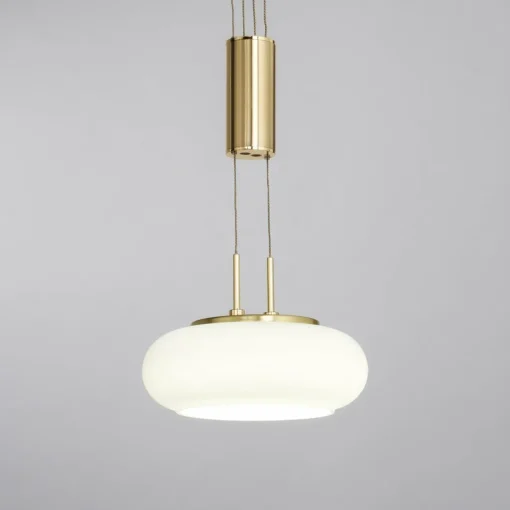 Q-Smart-Home Paul Neuhaus Q-ETIENNE suspension LED, x2, laiton| Suspensions Led|Suspensions
