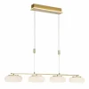 Q-Smart-Home Paul Neuhaus Q-ETIENNE suspension LED, x4, laiton| Suspensions Led|Suspensions