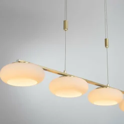 Q-Smart-Home Paul Neuhaus Q-ETIENNE suspension LED, x4, laiton| Suspensions Led|Suspensions