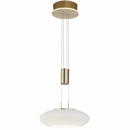 Q-Smart-Home Paul Neuhaus Q-ETIENNE suspension LED, x1, laiton| Suspensions Led|Suspensions