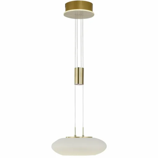 Q-Smart-Home Paul Neuhaus Q-ETIENNE suspension LED, x1, laiton| Suspensions Led|Suspensions