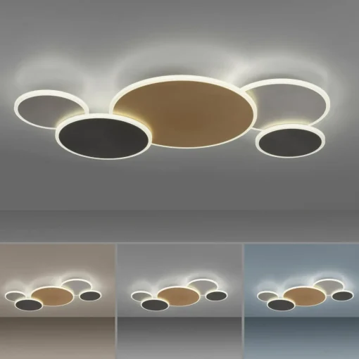 Q-Smart-Home Paul Neuhaus Q-Piato plafonnier LED à 5 lampes| Plafonniers Led|Plafonniers
