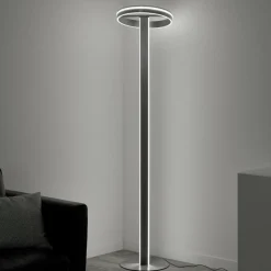 Q-Smart-Home Paul Neuhaus Q-Vito lampadaire LED droit, anneau| Lampadaires Led|Lampadaires