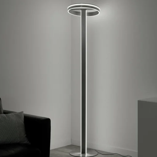 Q-Smart-Home Paul Neuhaus Q-Vito lampadaire LED droit, anneau| Lampadaires Led|Lampadaires