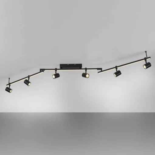 Paul Neuhaus spot pour plafond LED Barik, 188 cm, réglable| Plafonniers Led|Plafonniers