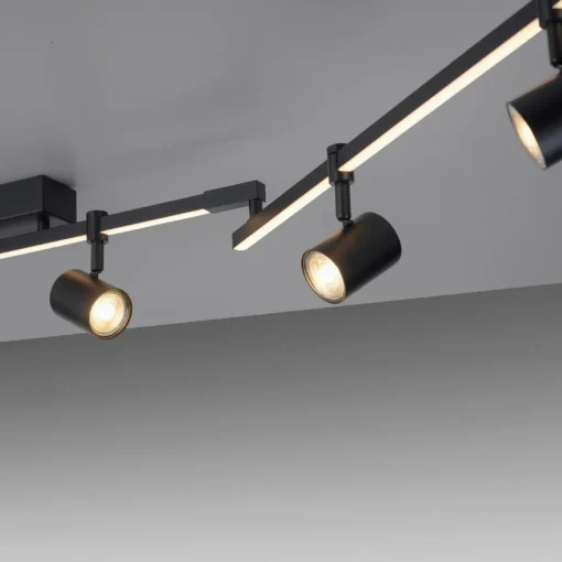 Paul Neuhaus spot pour plafond LED Barik, 188 cm, réglable| Plafonniers Led|Plafonniers