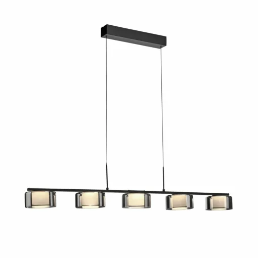 Paul Neuhaus Suspension LED Rika, 119 cm, verre, intensité variable| Suspensions Led|Suspensions