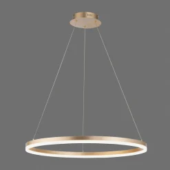 Paul Neuhaus Suspension LED Titus, Ø 80 cm, laiton, intensité variable| Suspensions Led|Suspensions