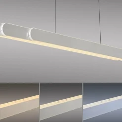 Paul Neuhaus Suspension LED Adriana, aluminium, longueur 160 cm| Suspensions Led|Suspensions