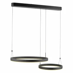 Paul Neuhaus Suspension LED Esko, noir, longueur 90 cm| Suspensions Led|Suspensions
