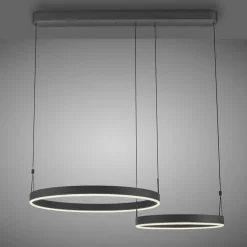 Paul Neuhaus Suspension LED Esko, noir, longueur 90 cm| Suspensions Led|Suspensions