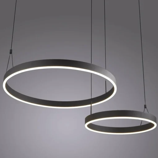 Paul Neuhaus Suspension LED Esko, noir, longueur 90 cm| Suspensions Led|Suspensions