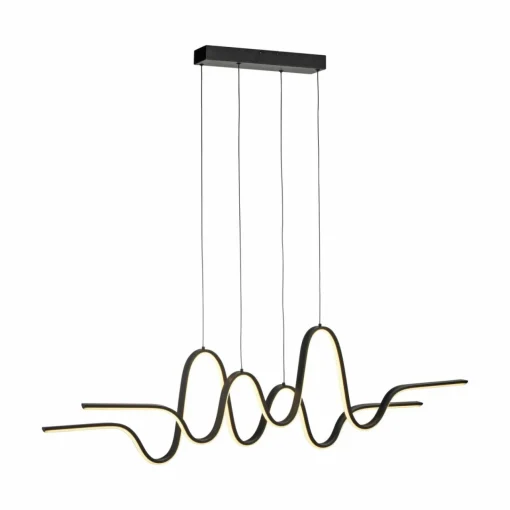 Paul Neuhaus Suspension LED Altitude, noir, longueur 125 cm| Suspensions Led|Suspensions