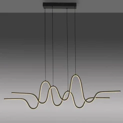 Paul Neuhaus Suspension LED Altitude, noir, longueur 125 cm| Suspensions Led|Suspensions