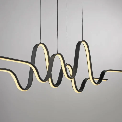 Paul Neuhaus Suspension LED Altitude, noir, longueur 125 cm| Suspensions Led|Suspensions