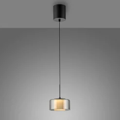 Paul Neuhaus Suspension LED Rika, Ø 15 cm, verre, intensité variable| Suspensions Led|Suspensions