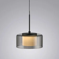 Paul Neuhaus Suspension LED Rika, Ø 15 cm, verre, intensité variable| Suspensions Led|Suspensions