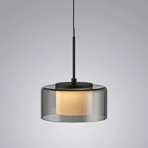Paul Neuhaus Suspension LED Rika, Ø 15 cm, verre, intensité variable| Suspensions Led|Suspensions