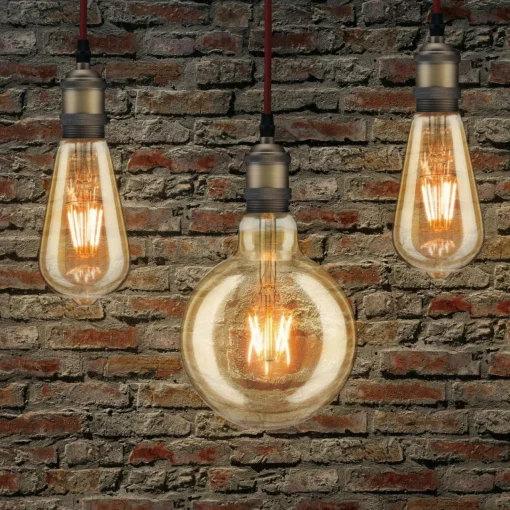 Pauleen ampoule LED à filament G125 E27 2,7 W or 1.700K| Ampoules Filament|Ampoules Filament
