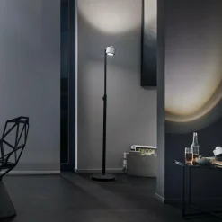 Paulmann Aldan liseuse LED, noir/alu| Lampadaires Led|Lampadaires