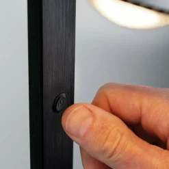 Paulmann Aldan liseuse LED, noir/alu| Lampadaires Led|Lampadaires