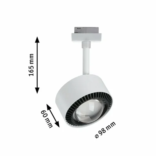 Paulmann Aldan URail spot LED 2.700K blanc| Luminaires Led D'Intérieur