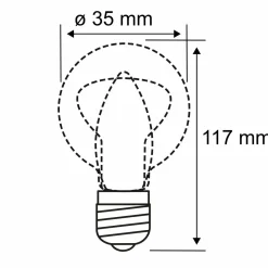 Paulmann ampoule flamme LED E14 5 W dim to warm| Lampes Led À Intensité Variable|Ampoules Led