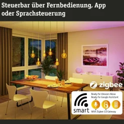 Paulmann ampoule LED ZigBee E27 6,3 W RGBW dim or| Ampoules Connectées Et Intelligentes|Ampoules Connectées Et Intelligentes