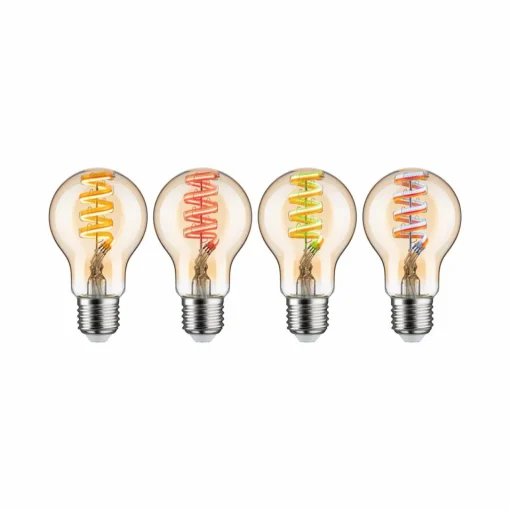 Paulmann ampoule LED ZigBee E27 6,3 W RGBW dim or| Ampoules Connectées Et Intelligentes|Ampoules Connectées Et Intelligentes