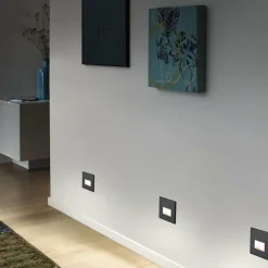 Paulmann applique encastrable LED Edge, noire| Spots Encastrés Led|Luminaires Led D'Intérieur