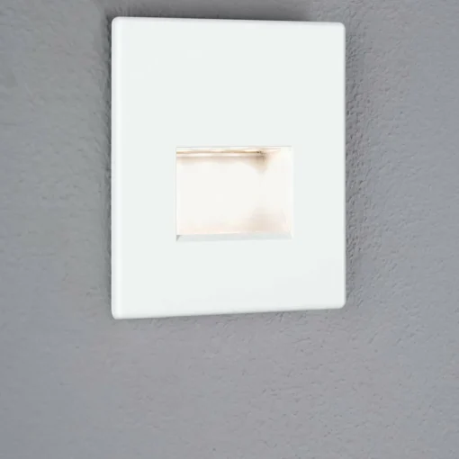 Paulmann applique encastrable LED Edge, blanche| Spots Encastrés Led|Luminaires Led D'Intérieur