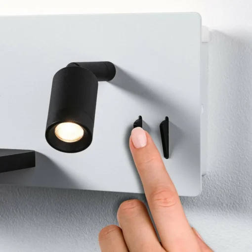 Paulmann Applique murale LED Serra USB C, côté gauche| Appliques Murales Led|Appliques Murales
