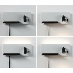 Paulmann Applique murale LED Serra USB C, côté gauche| Appliques Murales Led|Appliques Murales
