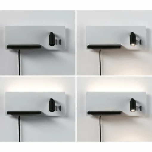 Paulmann Applique murale LED Serra USB C, côté droit| Appliques Murales Led|Appliques Murales