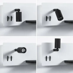 Paulmann Applique murale LED Serra USB C, côté droit| Appliques Murales Led|Appliques Murales