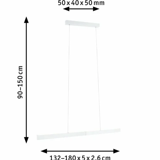Paulmann Aptare suspension LED, ZigBee, noire| Suspensions Led|Suspensions