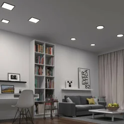 Paulmann Areo ZigBee CCT angles noir 23x23 cm| Spots Encastrés Led|Luminaires Led D'Intérieur
